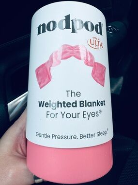 Rare Nodpod Pink Weighted Eye Blanket